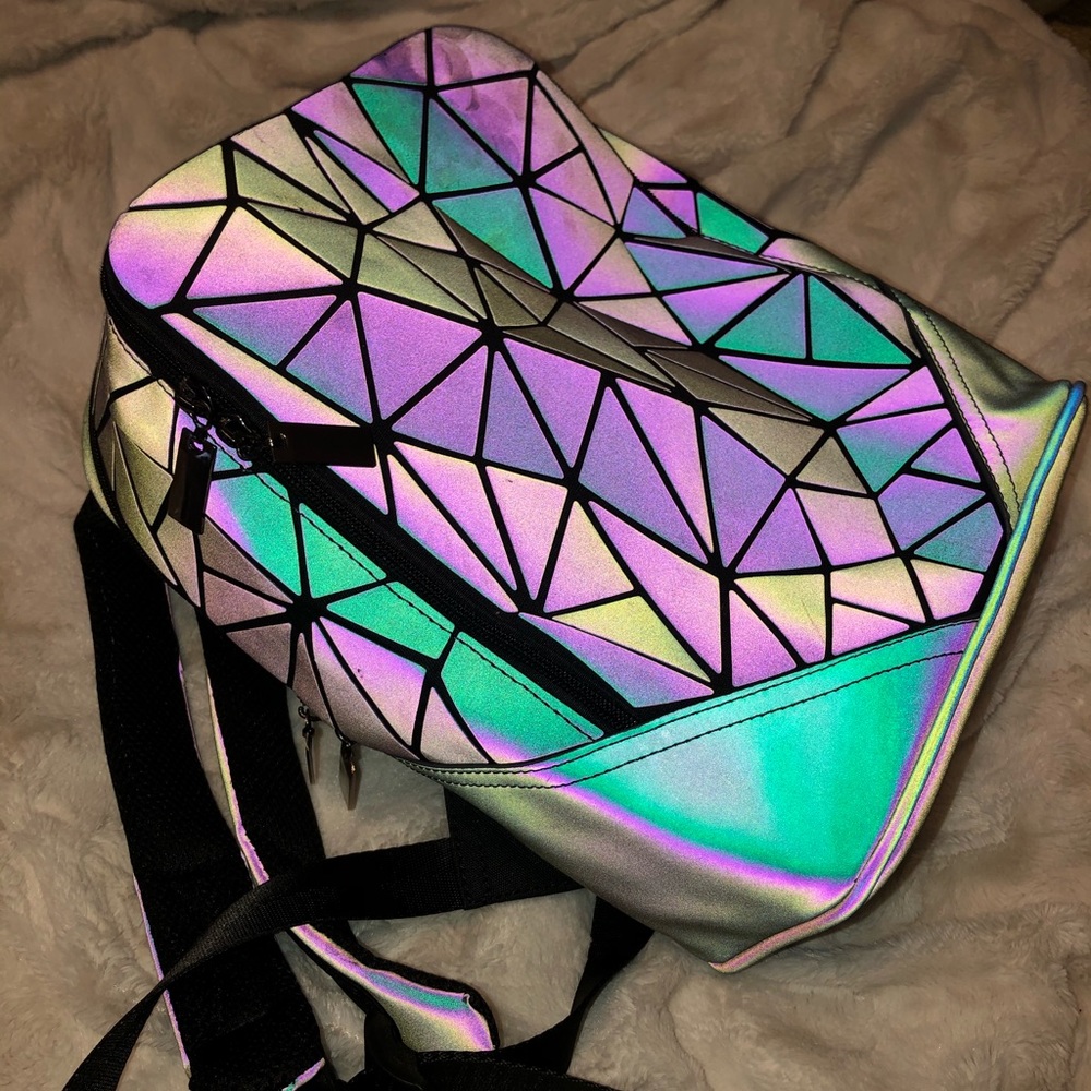 Reflective Rainbow Backpack